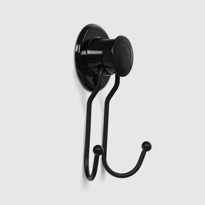 Изображение товара Кронштейн двойной Suntel с вакуумным креплением, черный, 12 см