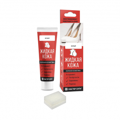 Изображение товара Кожа жидкая Мастер сити Белый 101, 30 мл