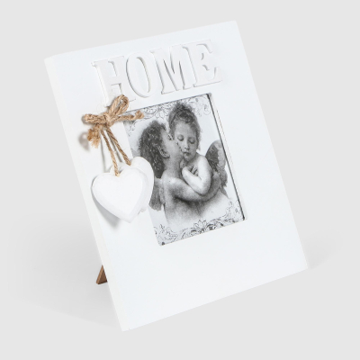 Изображение товара Фоторамка Dekor pap Home деревянная белая 18х18 см