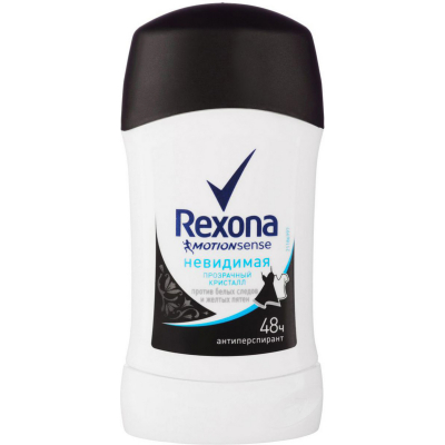 Изображение товара Антиперспирант Rexona Прозрачный кристалл 40 мл для женщин Изображение товара Антиперспирант Rexona Прозрачный кристалл 40 мл для женщин