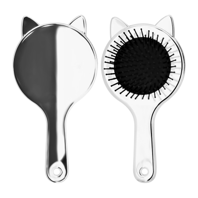 Изображение товара Расчёска для волос Lady Pink в виде кошки металлик