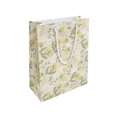 Изображение товара Подарочный пакет Be Smart Fleurs мимоза 32x49 см для подарков