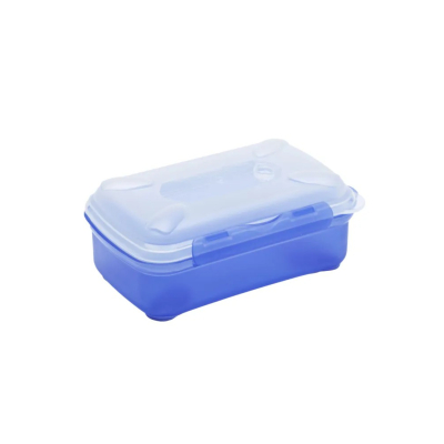 Изображение товара Контейнер Smash для закуски 175 мл синего цвета с надежной защелкой