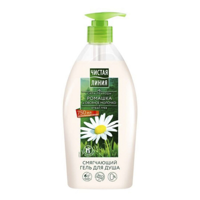 Изображение товара Гель для душа Чистая Линия Смягчающий 750 мл для тела Изображение товара Гель для душа Чистая Линия Смягчающий 750 мл для тела