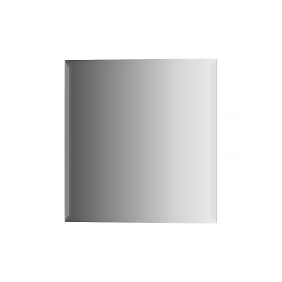 Изображение товара Зеркальная плитка Evoform с фацетом 10 mm квадрат 25х25 см; серебро 