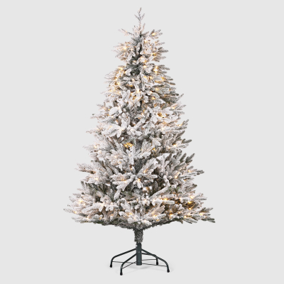 Изображение товара Ель искусственная Царь-Елка Линда заснеженная с LED 180 см