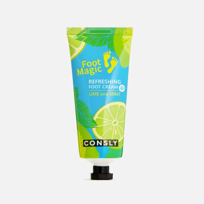 Изображение товара Крем для ног Consly Foot magic освежающий 100 мл - тонизирующий, охлаждающий, уход за ногами Изображение товара Крем для ног Consly Foot magic освежающий 100 мл - тонизирующий, охлаждающий, уход за ногами