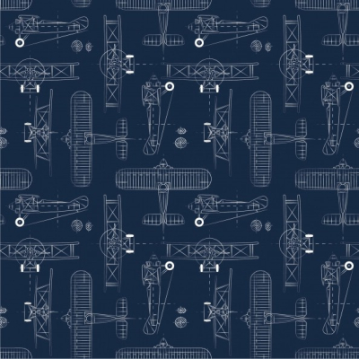 Изображение товара Бумага для подарков Be Smart 70х100 см, Коллекция "Brave", самолеты