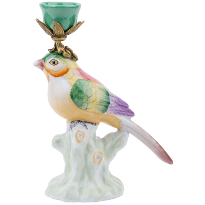 Изображение товара Подсвечник Glasar птичка зеленый 12х7х17 см для создания уюта Изображение товара Подсвечник Glasar птичка зеленый 12х7х17 см для создания уюта