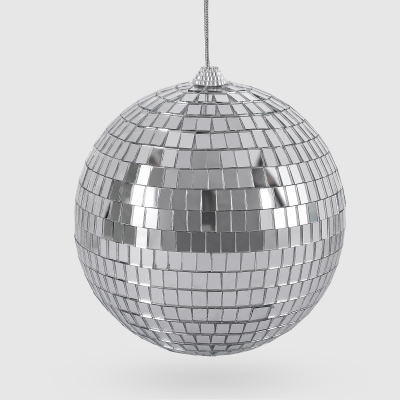 Изображение товара Зеркальный шар Linhai Jinnuo серебро 15 см елочные украшения