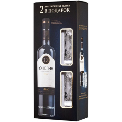 Изображение товара Водка "Онегин", в подарочной коробке, 0.5 л