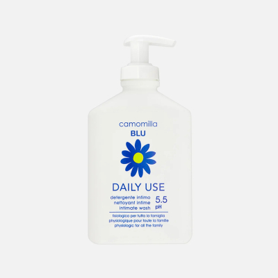 Изображение товара Гель для интимной гигиены Camomilla BLU Daily Use для всей семьи 300 мл Изображение товара Гель для интимной гигиены Camomilla BLU Daily Use для всей семьи 300 мл