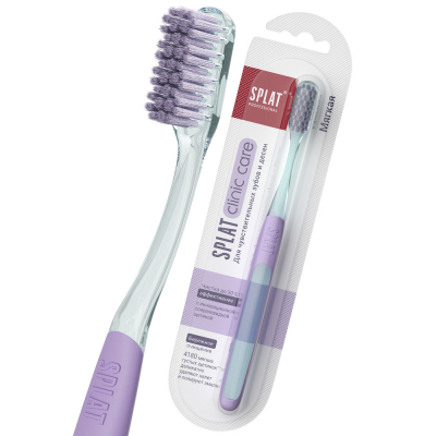 Изображение товара Щетка зубная Splat Professional Clinic Care Soft мягкая для глубокой чистки зубов