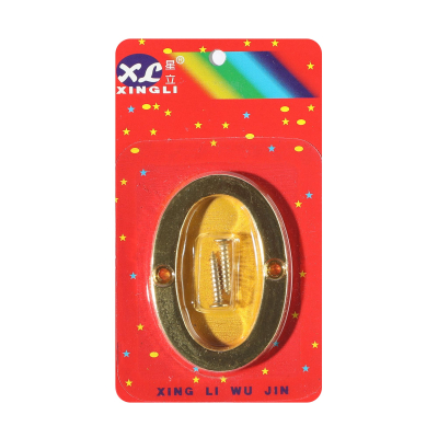 Изображение товара Металлическая цифра Локри №0 5.1 см золото высокая прочность