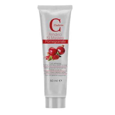 Изображение товара Глиняная маска для лица Claderm Pomegranate 50 мл с экстрактом граната Изображение товара Глиняная маска для лица Claderm Pomegranate 50 мл с экстрактом граната
