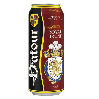 Изображение товара Пиво темное фильтрованное D'Atour Royal Brun банка 6,4% 0.5 л