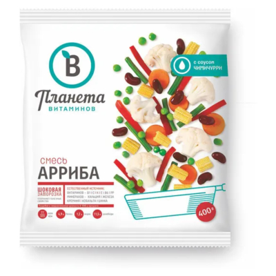 Изображение товара Смесь арриба Планета Витаминов с соусом чимичурри 400 г
