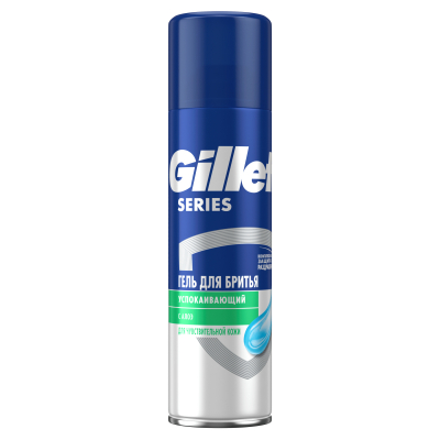 Изображение товара Гель для бритья Gillette Series Sensitive, для чувствительной кожи, мужской, 200 мл