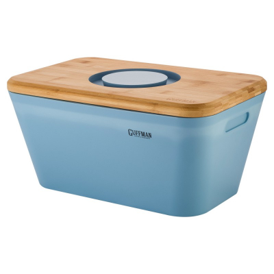 Изображение товара Хлебница Guffman Casa с доской-крышкой голубой