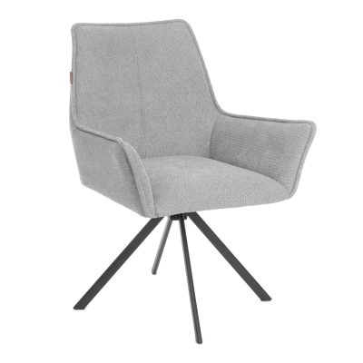 Изображение товара Кресло TC Murano/Мурано опора 360, велюр/букле (HYP), светло-серый