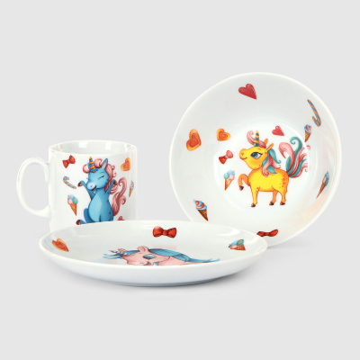 Изображение товара Набор детский Cmielow единорог 3 предмета