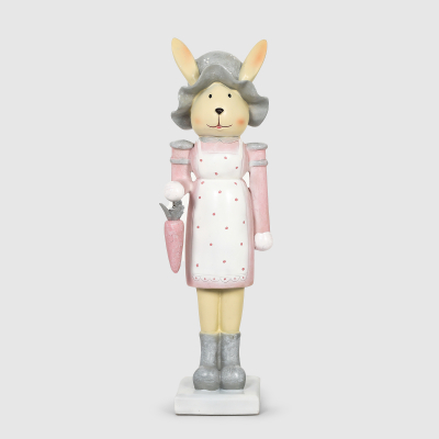 Изображение товара Декоративная фигурка заяц из полирезина 14x10x44 см Dekor pap