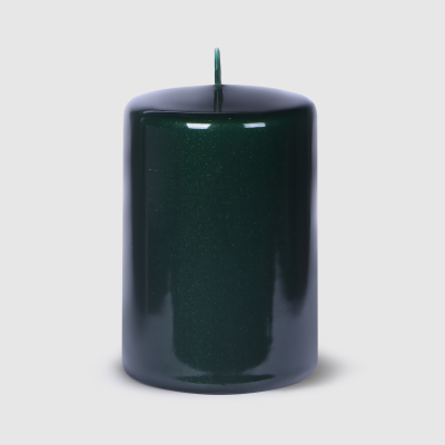Изображение товара Свеча Mercury Deco Glass зелёная Д8 см 12 см