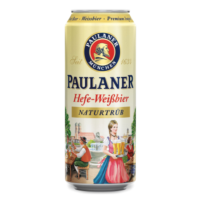 Изображение товара Пиво светлое фильтрованное Paulaner Hefe-Weissbier Naturtrub 0,5 л Изображение товара Пиво светлое фильтрованное Paulaner Hefe-Weissbier Naturtrub 0,5 л