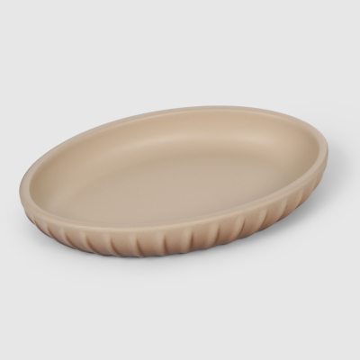 Изображение товара Мыльница Aspire sanitary из полирезина бежевого цвета 13.2x8.8x2.2 см