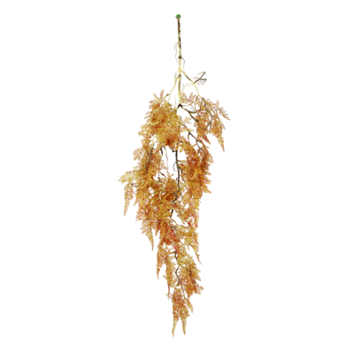 Изображение товара Подвесной искусственный папоротник Конэко-О оранжевый 90 см для интерьера и улицы