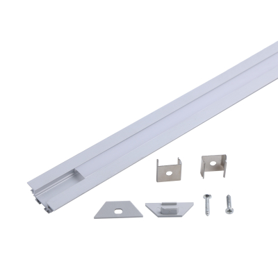 Изображение товара Профиль для ленты LED Gauss угловой 2м - Прозрачный Металл Изображение товара Профиль для ленты LED Gauss угловой 2м - Прозрачный Металл