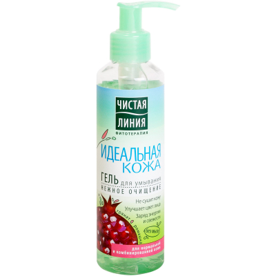 Изображение товара Гель для умывания Чистая Линия Идеальная кожа 160 мл для нормальной и комбинированной кожи