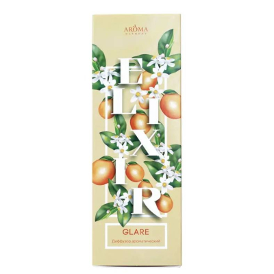 Изображение товара Ароматический диффузор Aroma Harmony elixir Glare 50 мл с цитрусовыми ароматами Изображение товара Ароматический диффузор Aroma Harmony elixir Glare 50 мл с цитрусовыми ароматами