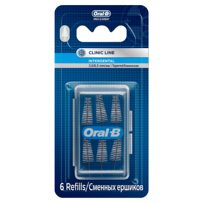 Изображение товара Межзубные ершики Oral-B PRO-EXPERT Clinic Line 6 шт для профилактики Изображение товара Межзубные ершики Oral-B PRO-EXPERT Clinic Line 6 шт для профилактики