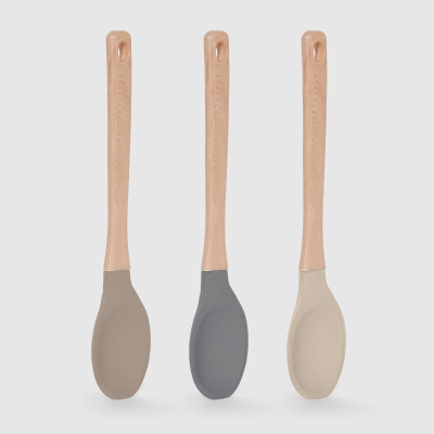 Изображение товара Ложка силиконовая Baroness Kitchen Woodlook в ассортименте