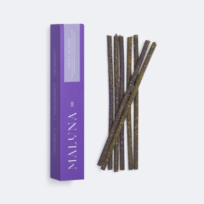 Изображение товара Свечи магические MALUNA фиолетовые шалфей 7 шт