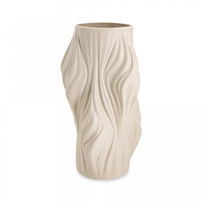 Изображение товара Ваза для цветов Home and Style серо-бежевая 35,5 см