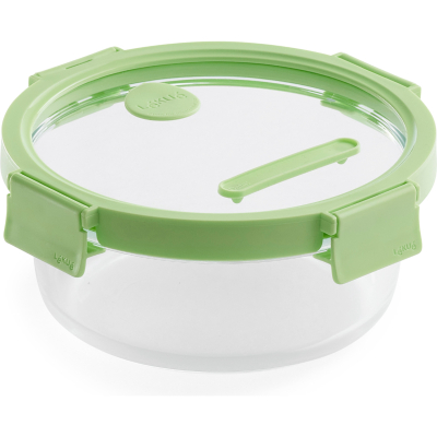 Изображение товара Контейнер Lekue стеклянный круглый зелёный 950 мл