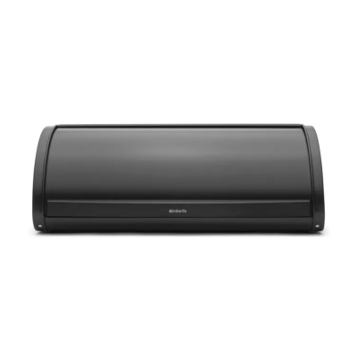 Изображение товара Хлебница Brabantia RollTop 236761 26 см нержавеющая сталь черная