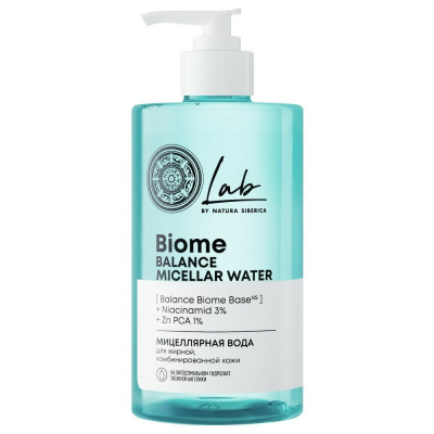 Изображение товара Мицеллярная вода для жирной кожи Natura Siberica LAB Biome Balance 450 мл