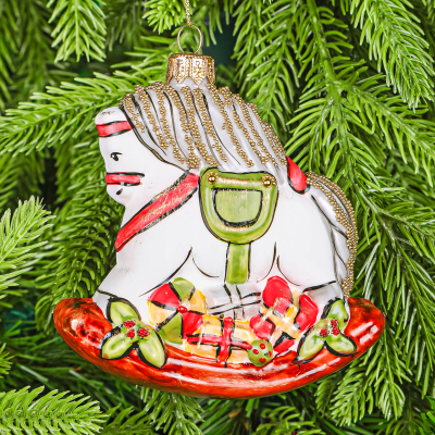 Изображение товара Набор ёлочных игрушек Snow and Stars Щелкунчик 7 шт яркие стеклянные украшения