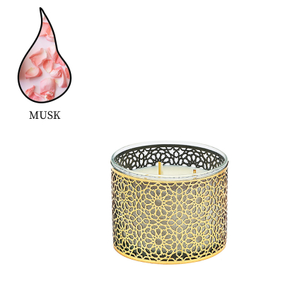 Изображение товара Аромасвеча Nour Bougie Mosaica Musc золото 1750 г
