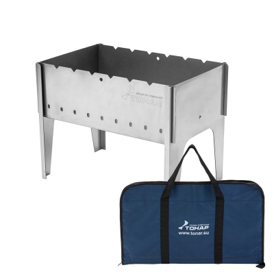 Изображение товара Мангал разборный Тонар с сумкой, сталь 2 мм, 49х31х37 см
