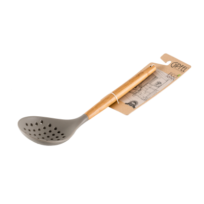 Изображение товара Ложка шумовка Eco Gipfel из силикона, нейлона и бамбука 32 см