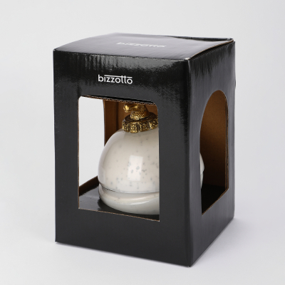 Изображение товара Свеча Bizzotto ny Gleam белая, золото 10 см