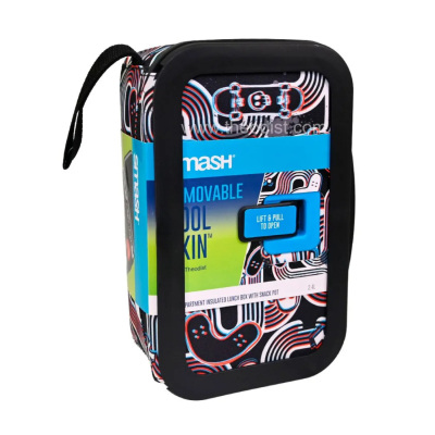 Изображение товара Ланчбокс Smash объемом 2,4 л с термоизоляцией черный для хранения и транспортировки еды Изображение товара Ланчбокс Smash объемом 2,4 л с термоизоляцией черный для хранения и транспортировки еды