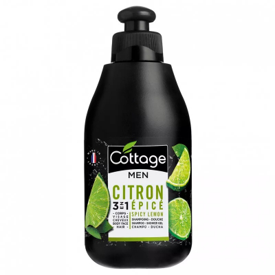 Изображение товара Шампунь-гель Cottage мужской Пряный лайм 250 мл