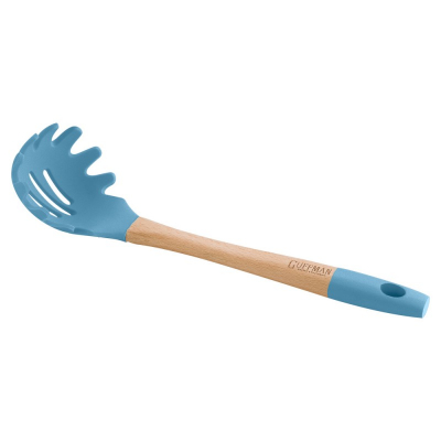 Изображение товара Ложка для спагетти Guffman Casa M04-024-B из силикона и бамбука