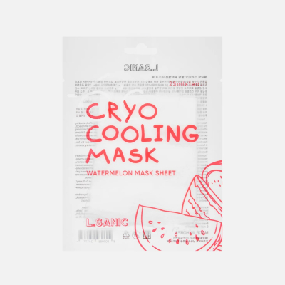 Изображение товара Тканевая маска для лица L.sanic Cryo cooling mask охлаждающая с экстрактом арбуза 25 мл