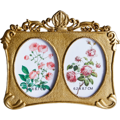 Изображение товара Настольная фоторамка Glasar для фото 6х9 см, изысканный дизайн и резная форма Изображение товара Настольная фоторамка Glasar для фото 6х9 см, изысканный дизайн и резная форма